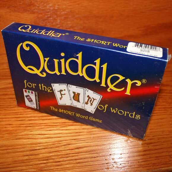 3/$55❤️new QUIDDLER The Short Word Game 1998 Cannei Set Enterprises card game - Picture 1 of 4